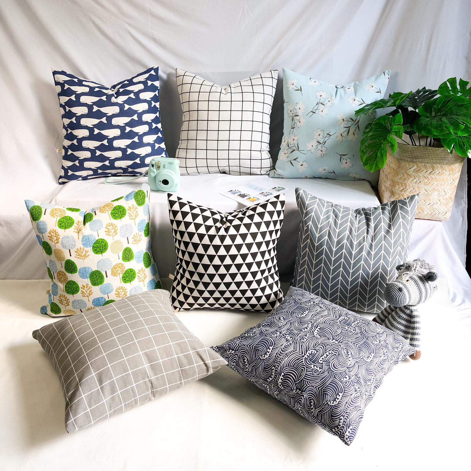 Vỏ Gối Tựa Sofa PATTERN (NO17-32) (45x45cm)