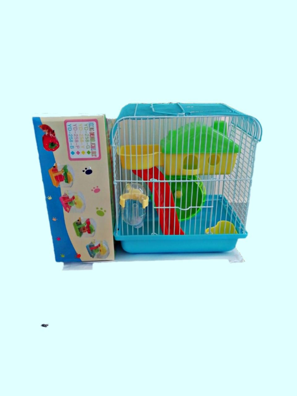 Lồng hamster trệt mái ngang (22,5x17x25)