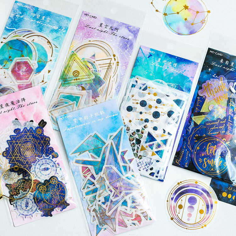 Sticker đêm huyền bí cực đẹp Be Tiny Stationery