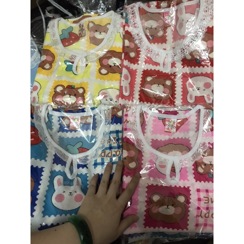 Bộ Tôn / Lanh Bé Gái Size Trung 20-26Kg