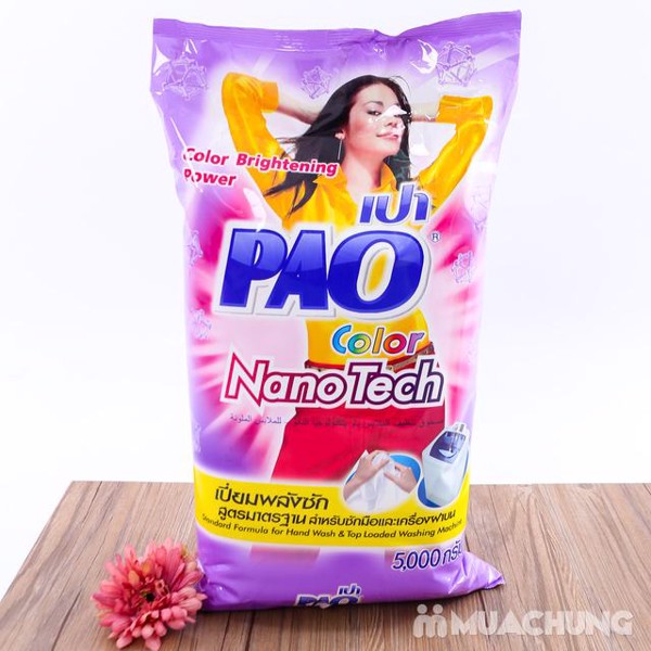 [HCM]BỘT GIẶT PAO 5KG THÁI LAN [MÀU TÍM]