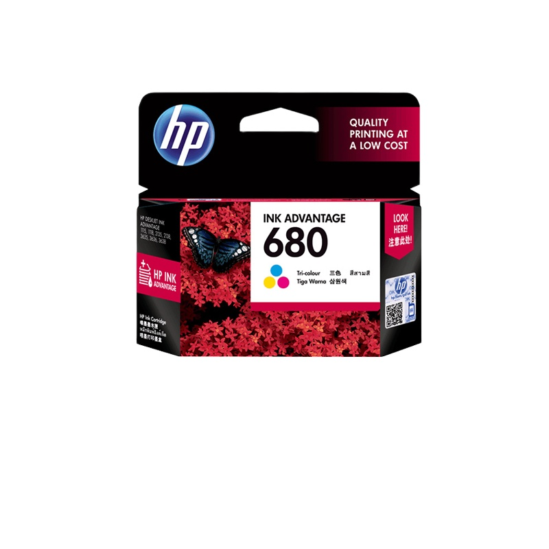 Mực hộp máy in phun HP 680 Tri-color