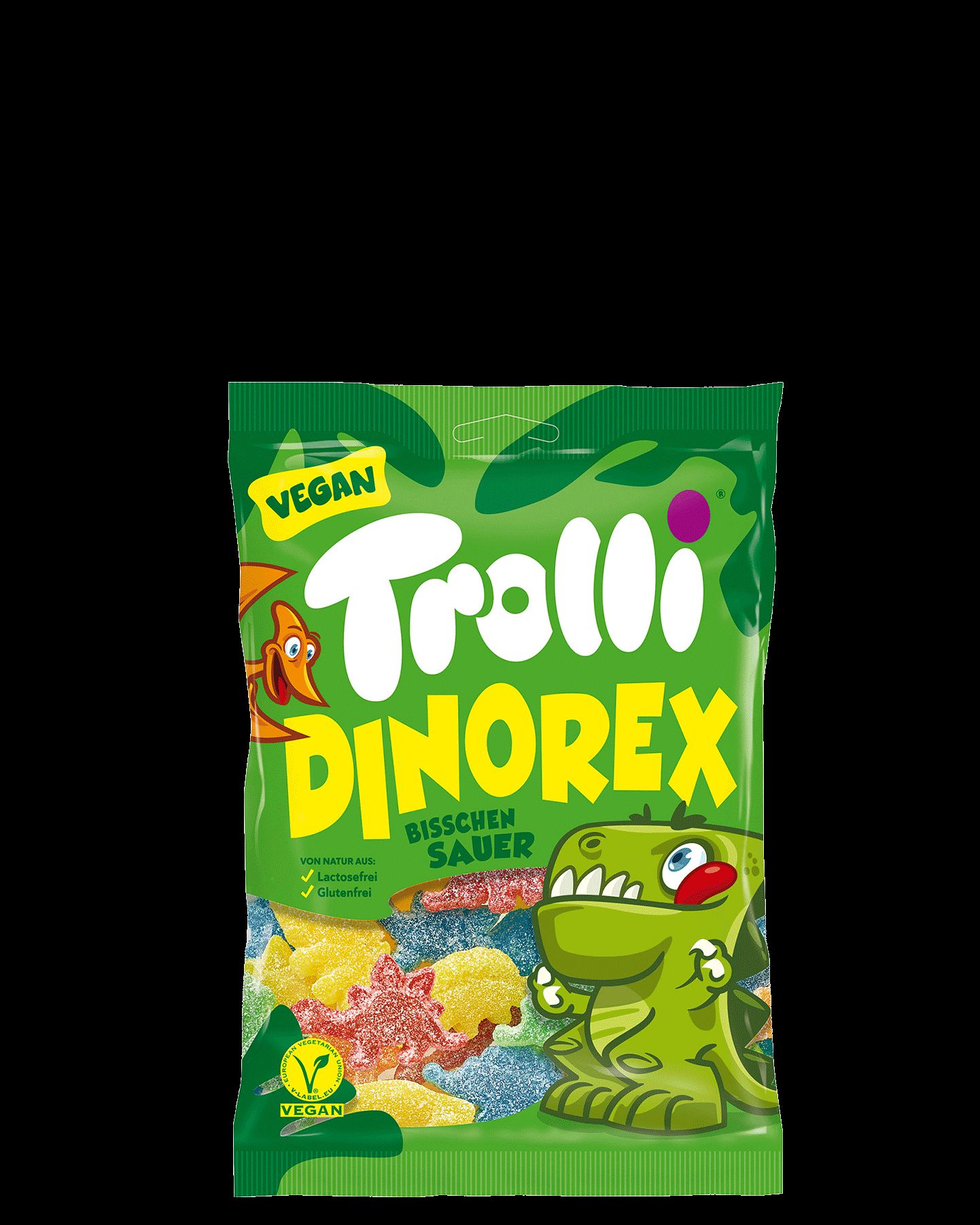[GÓI 100G] Kẹo Dẻo TROLLI Dinorex Gói 100G - Đức