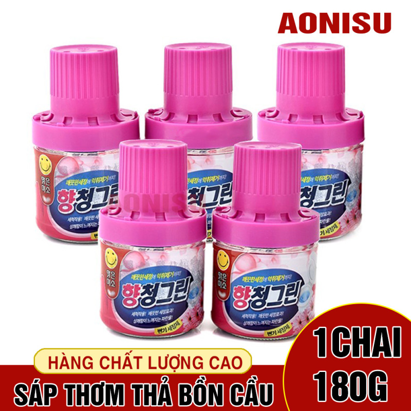 Sáp Thơm Thả Bồn Cầu Hàn Quốc ( Chai 180g) - Sáp Thơm Nhà Vệ Sinh, Sáp Thơm Khô, Sáp Thơm Toilet, Sáp Khử Mùi Bồn Cầu AONISU