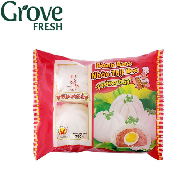 Bánh Bao Nhân Thịt THỌ PHÁT 250G