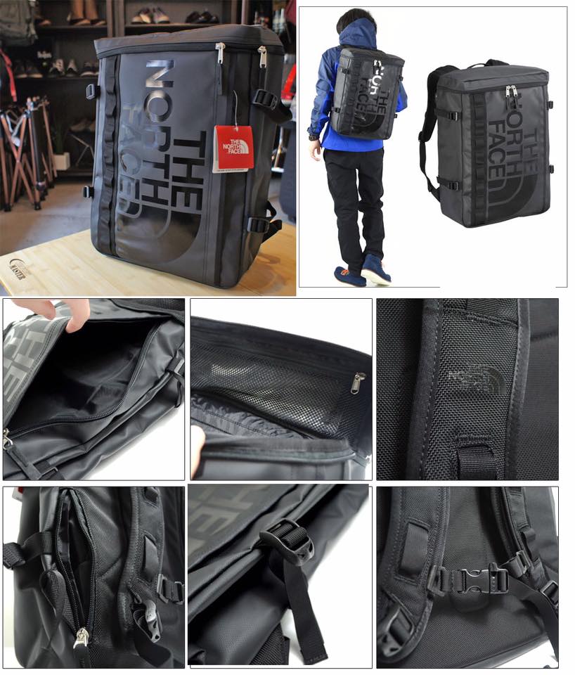 [HCM][FLASH SALE] [Tặng Kèm Vớ] Balo Chống Nước TNF Fuse Box Black/Blue