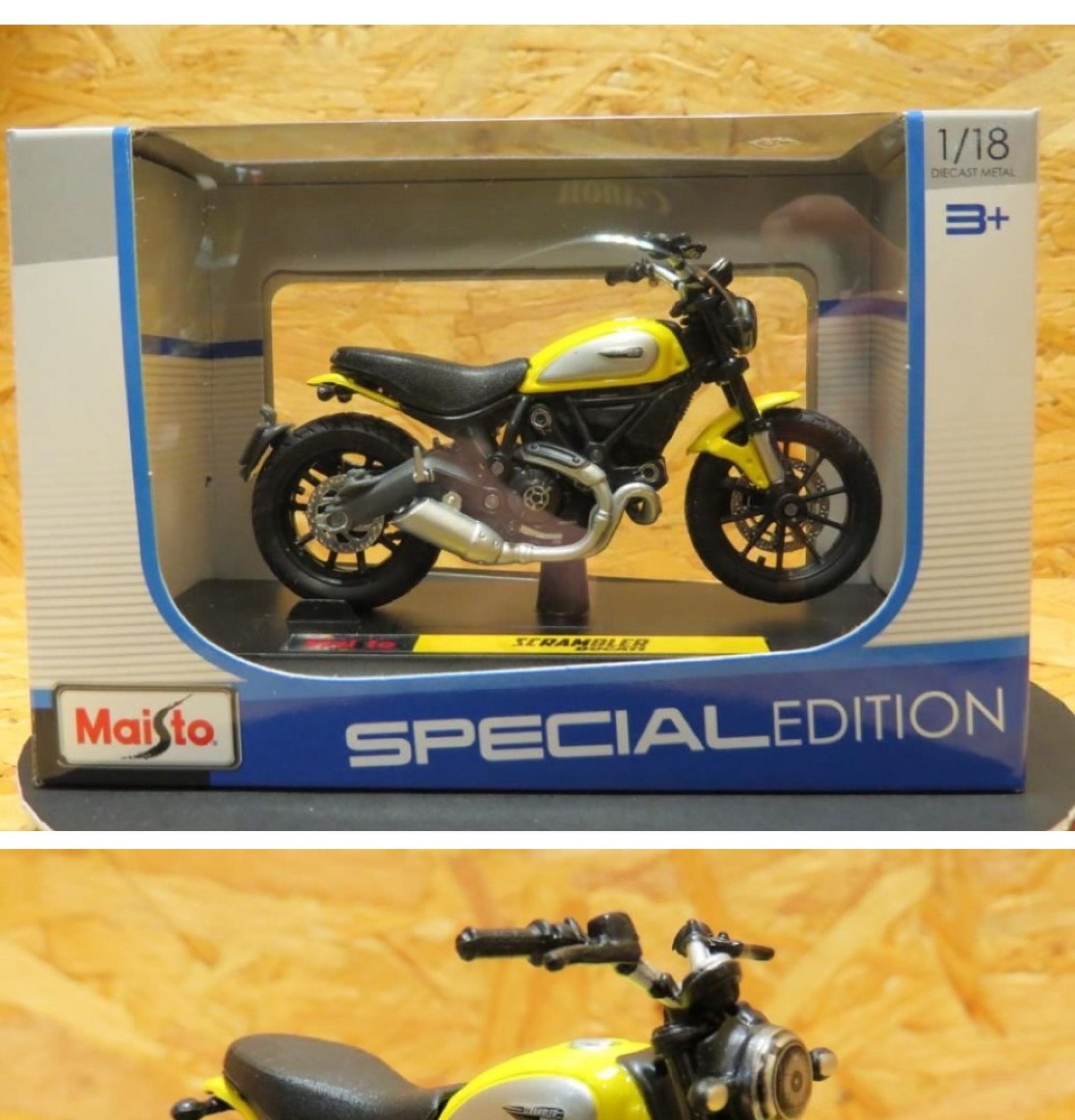 Mô hình xe Ducati Scrambler tỉ lệ 1:18