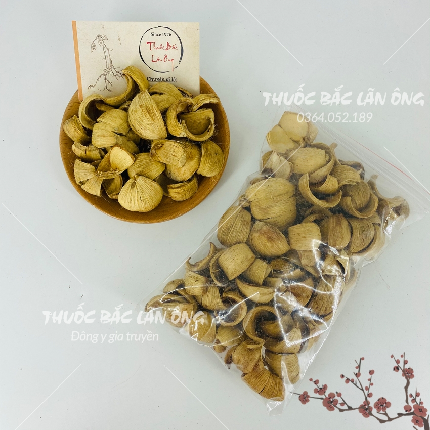 Vỏ cau khô 1kg, đại phúc bì, thơm, sạch - Lãn Ông
