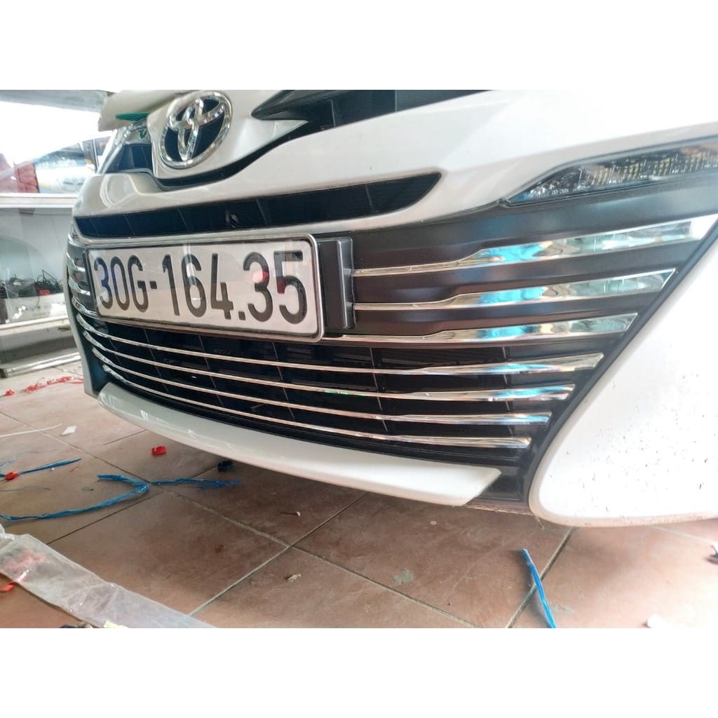 ốp mạ mặt ca lăng dưới vios 2019-2020