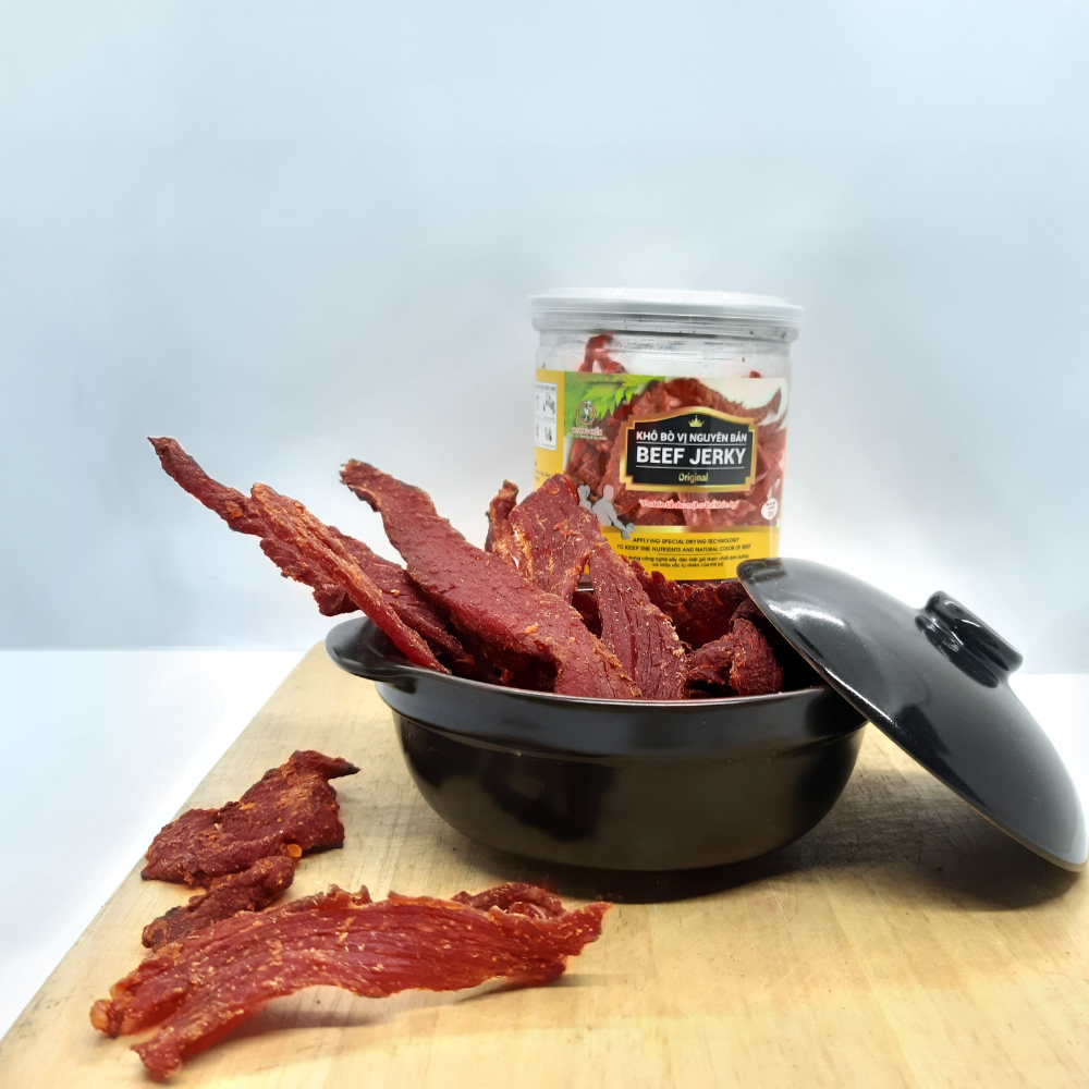 Beef jerky khô bò nguyên bản 100g