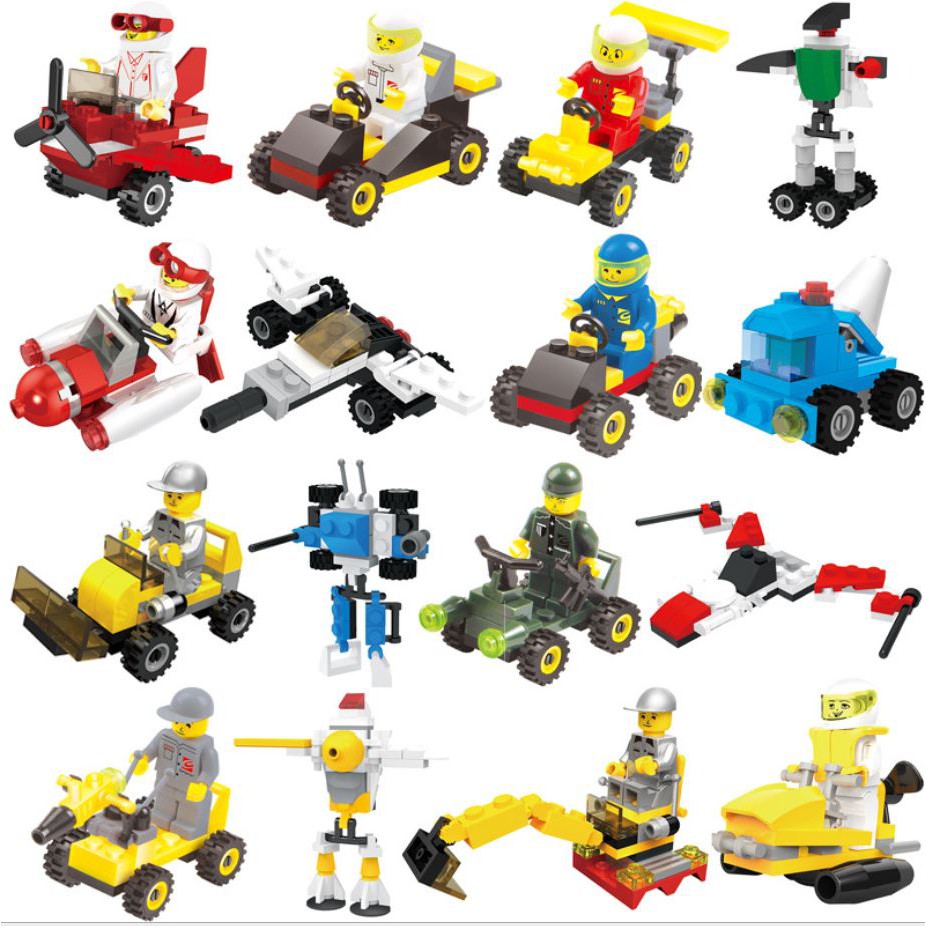 Đồ chơi lego lắp ráp mô hình xe mini giá rẻ