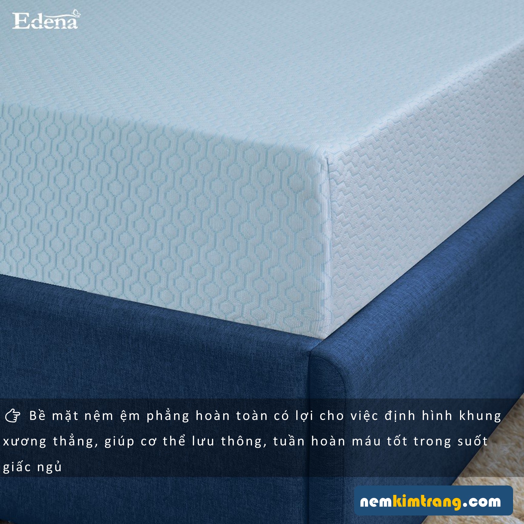 Nệm Cool Foam Edena - CHÍNH HÃNG, CAO CẤP
