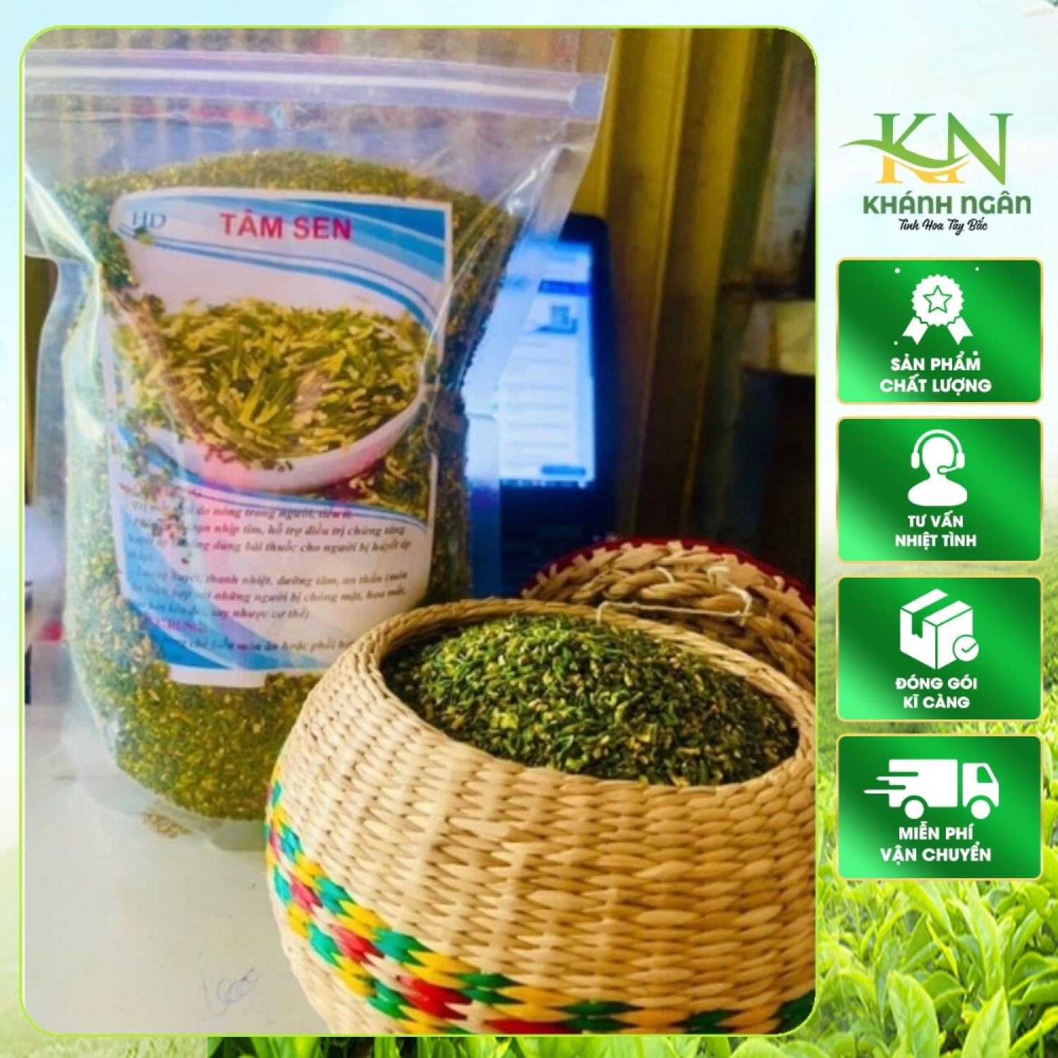 Tâm sen cao cấp sấy khô, pha trà trị mất ngủ hàng đẹp loại 1. Dược liệu tim sen ngủ ngon loại thượng hạng