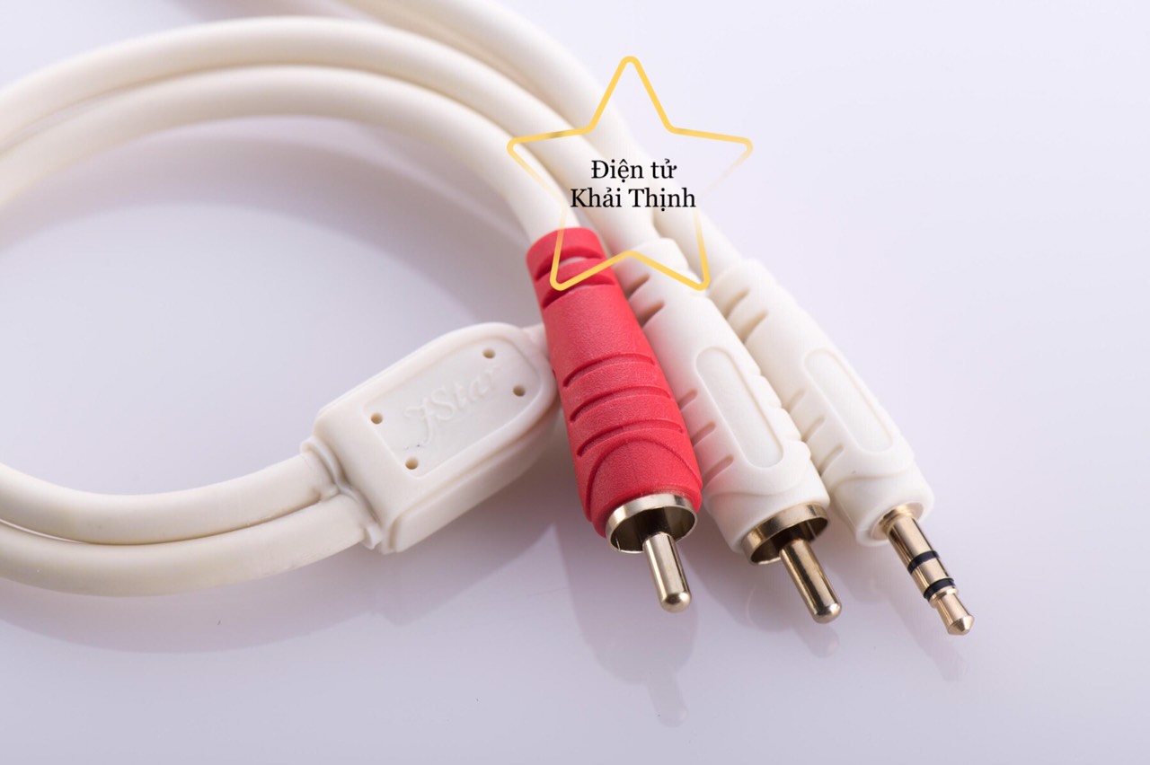 (VIDEO) Dây Jack 3.5mm ra 2 hoa sen/AV/RCA JStar