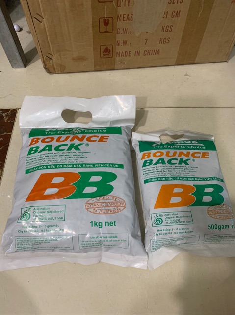[HCM]Gói 0.5Kg- 1 Kg Phân Hữu Cơ Úc - Bounce Back