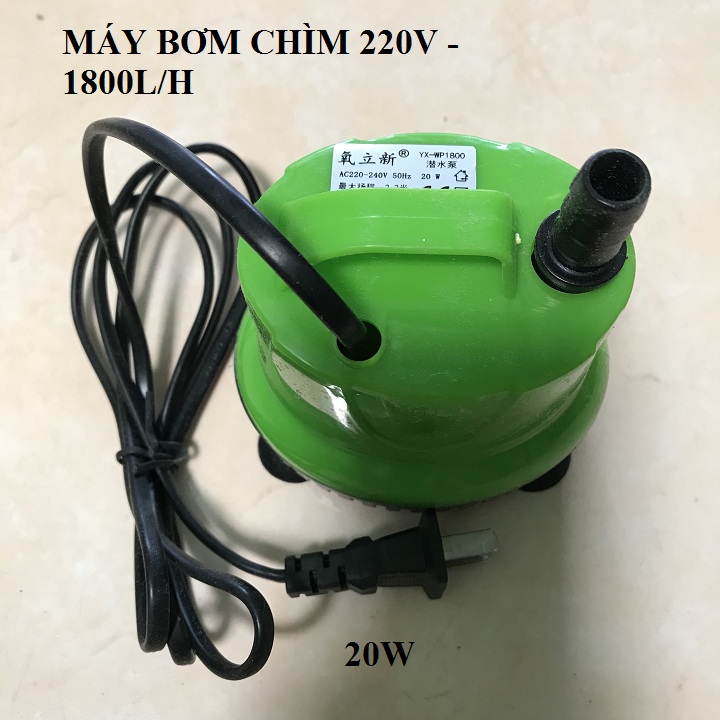 bơm nước mini 220V - máy bơm nước mini 220V