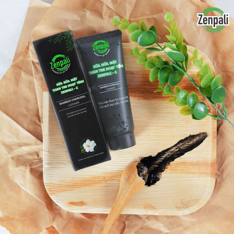 Sữa Rửa Mặt Than Tre Hoạt Tính Zenpali C [Chính Hãng]