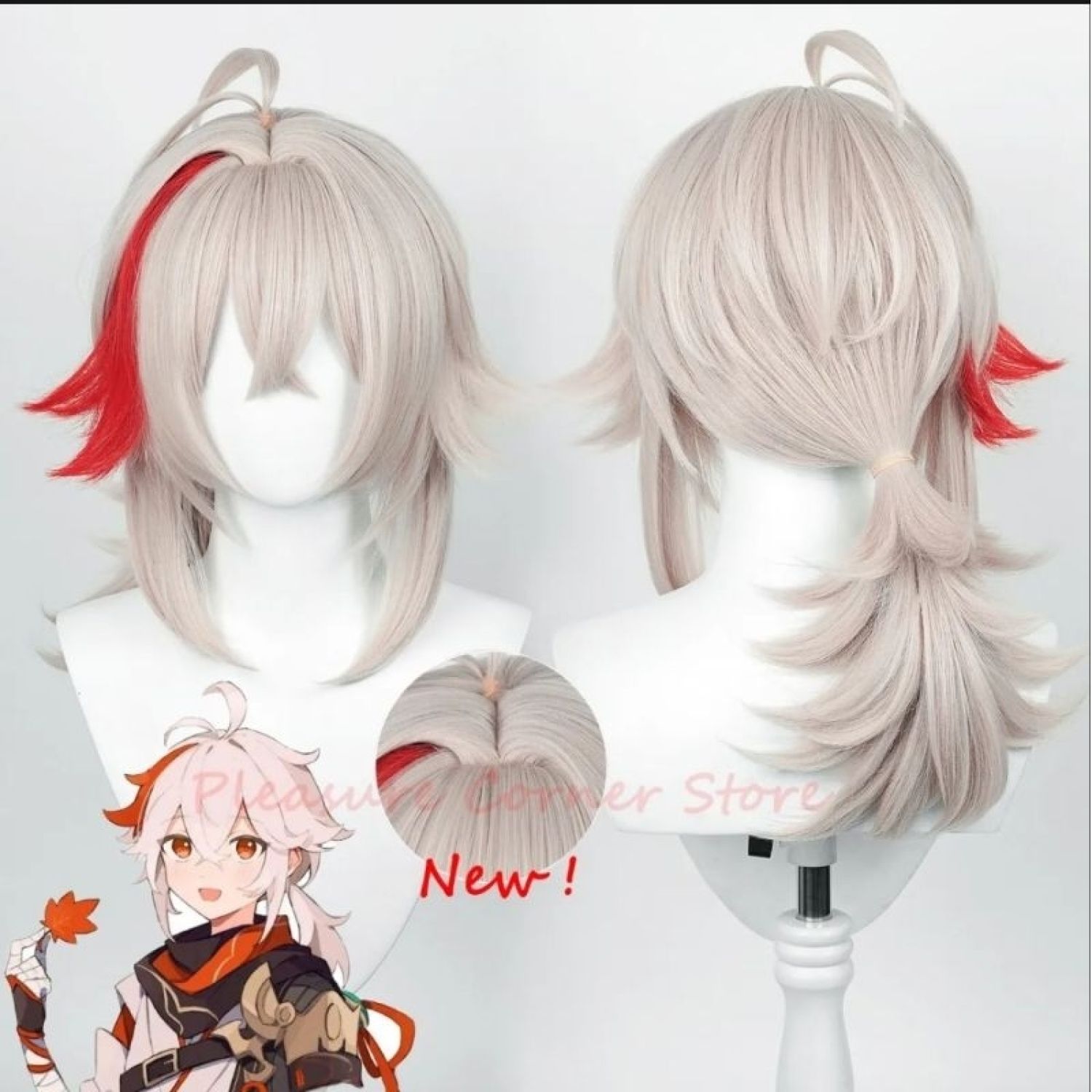 [Sẵn] Wig/tóc giả Kazuha - Genshin Impact [Miu Cosplay]