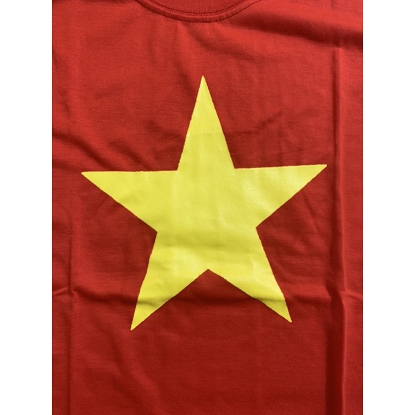 ÁO CỜ ĐỎ SAO VÀNG CHẤT COTTON