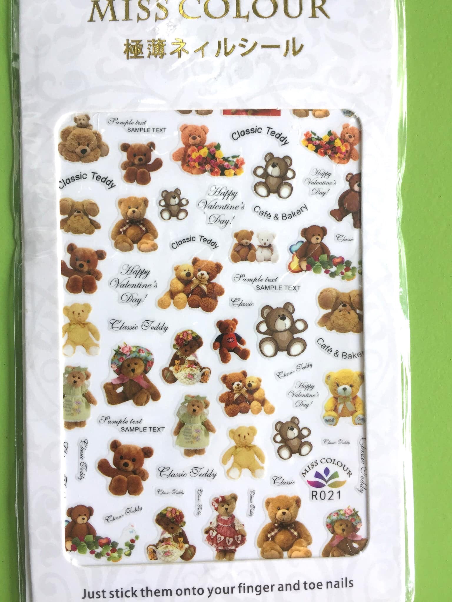 Sticker gấu .stick tết
