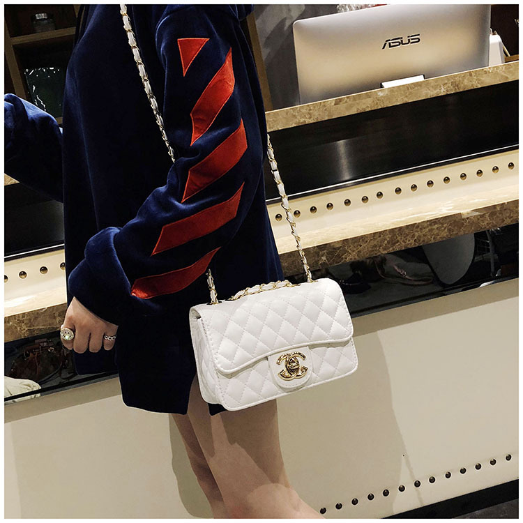 Túi xách nữ đeo chéo, túi đeo vai classic trần chỉ đi chơi phong cách đơn giản