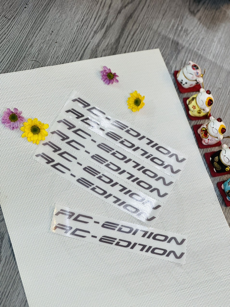 Tem Dán Phuộc RC edition trong suốt