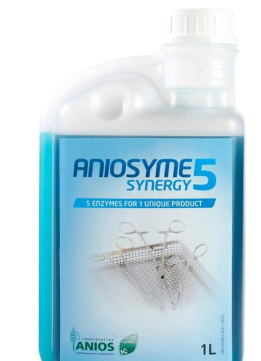 Dung dịch tẩy rửa dụng cụ aniosyme synergy 5 can 1 lít