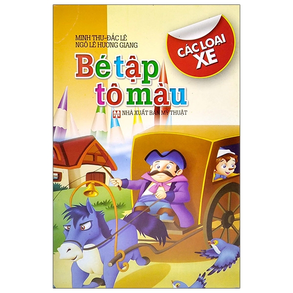 Fahasa - bé tập tô màu - các loại xe