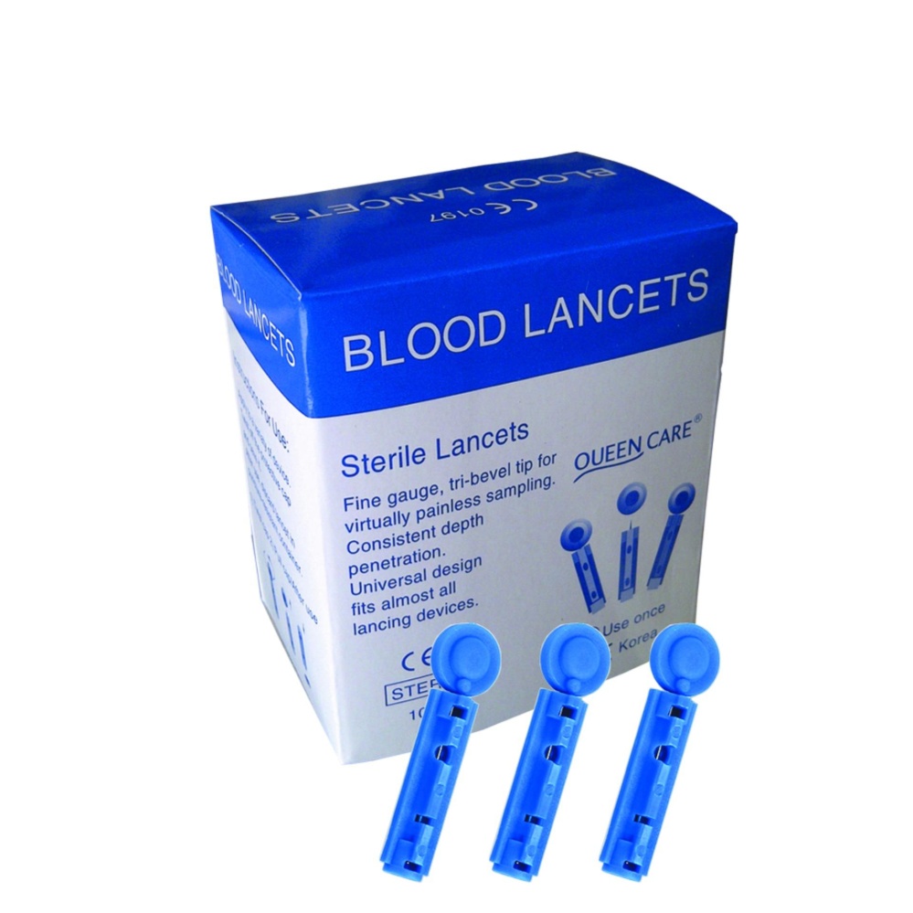 [HCM]Kim tròn lấy máu thử đường huyết hộp 100 cây