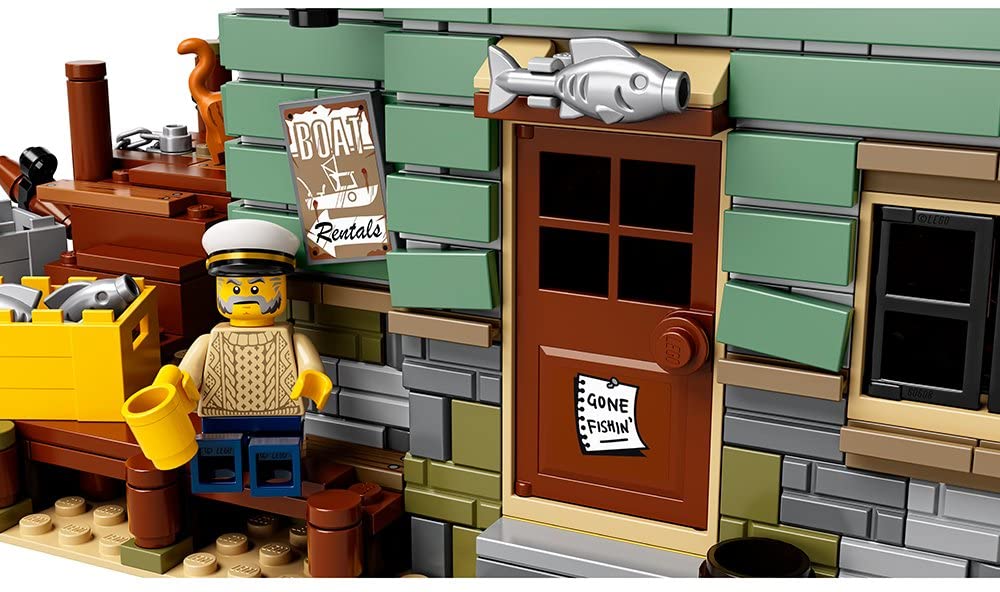 [HAPPY BRICKS] - LEGO  IDEAS - 21310 - CỬA HÀNG ĐỒ CÂU CŨ - OLD FISHING STORE