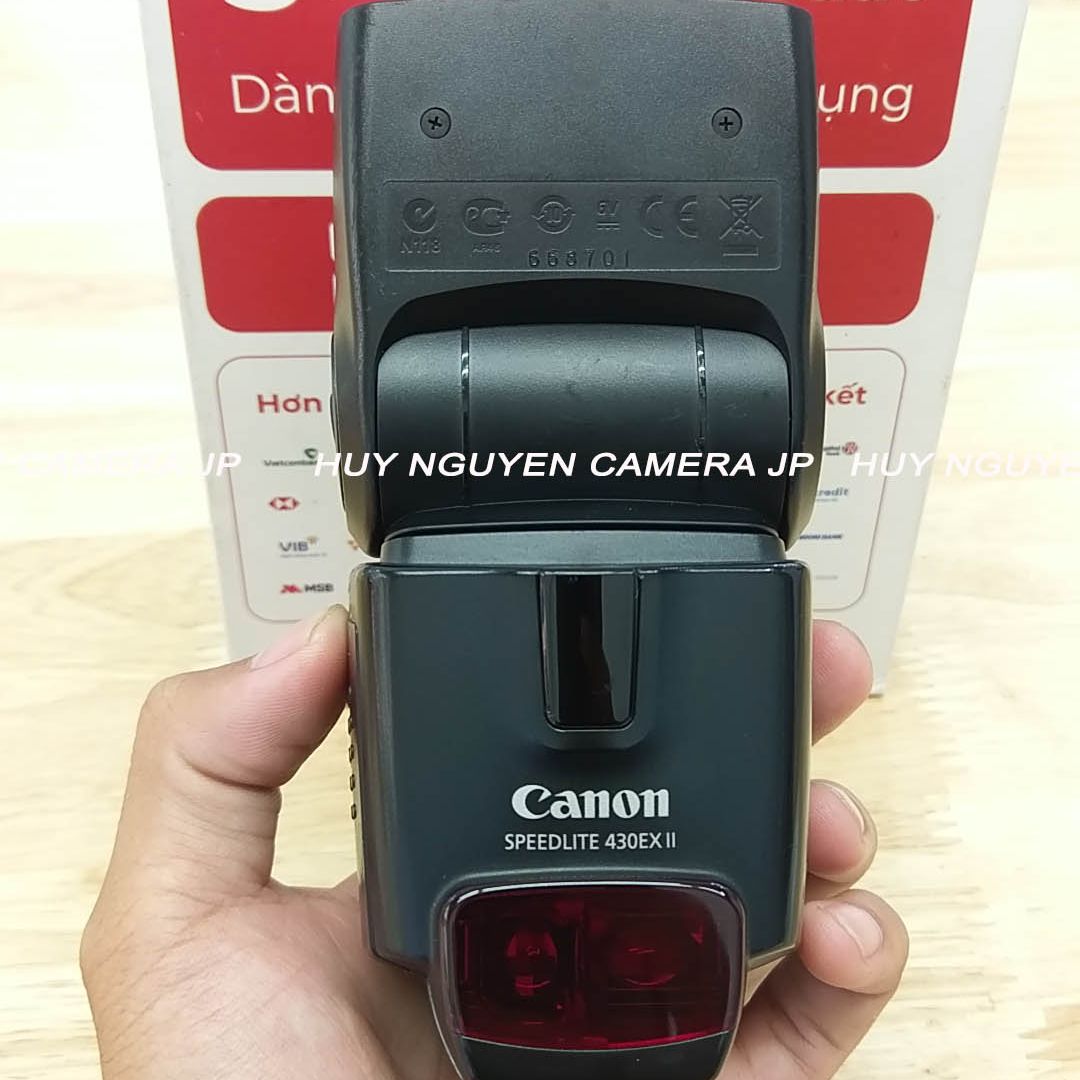 Đèn Flash Canon 430EX II,. Có E-TTL CHỤP TỰ ĐỘNG VỚI MÁY ẢNH CANON  EOS DSLR NGÀM EF, EF-S , CANON M .CANON R ,....  ÁNH SÁNG  TRONG TRẺO ĐÚNG MÀU . Canon Speedlite 430EX II