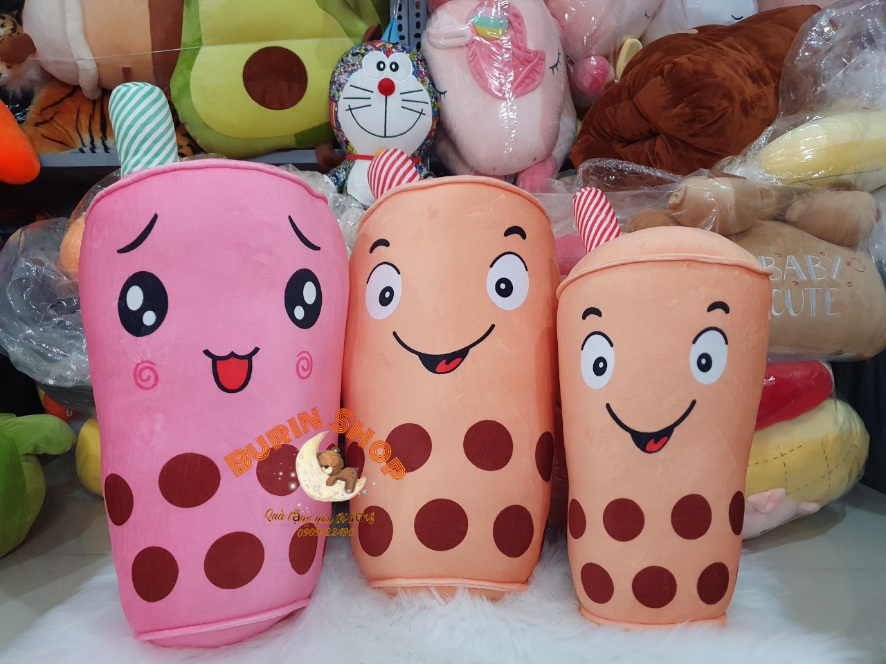 GẤU BÔNG TRÀ SỮA MINISO