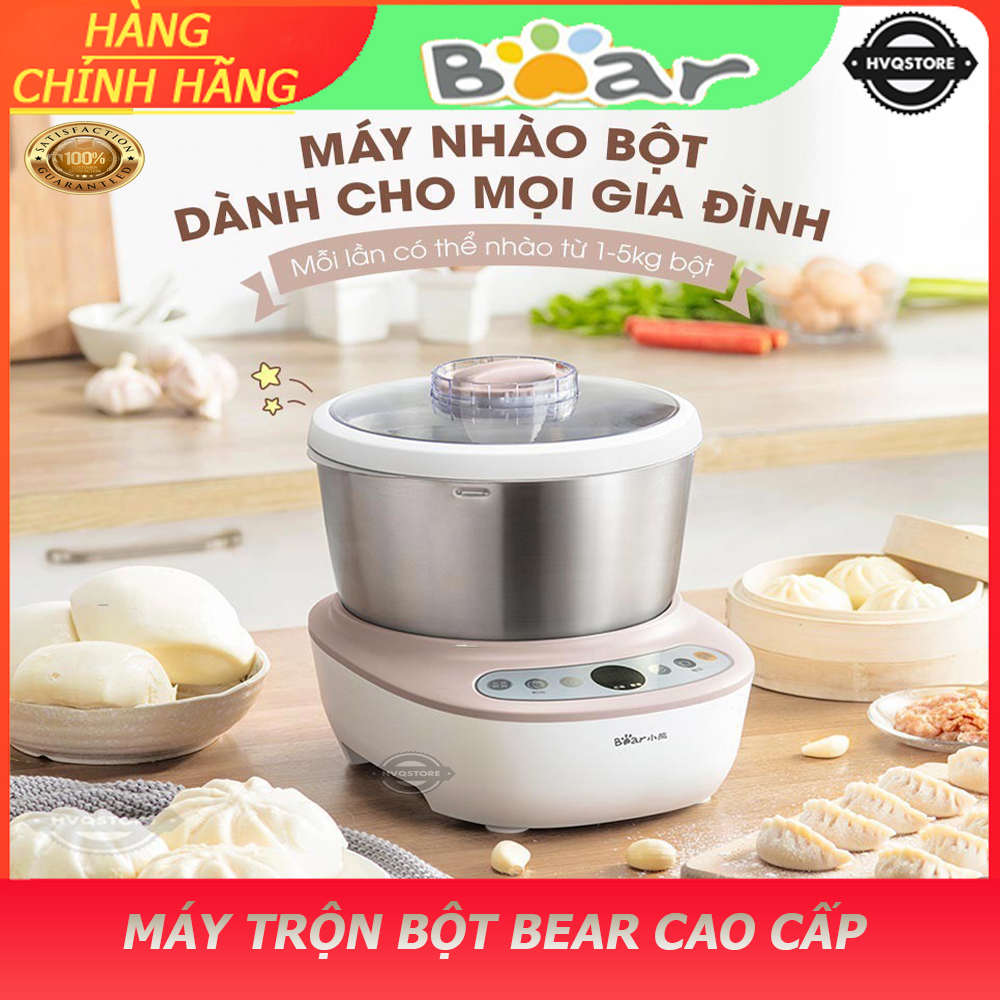 [CHÍNH HÃNG] MÁY TRỘN BỘT NHỒI BỘT LÀM BÁNH CAO CẤP BEAR HMJ A50B1