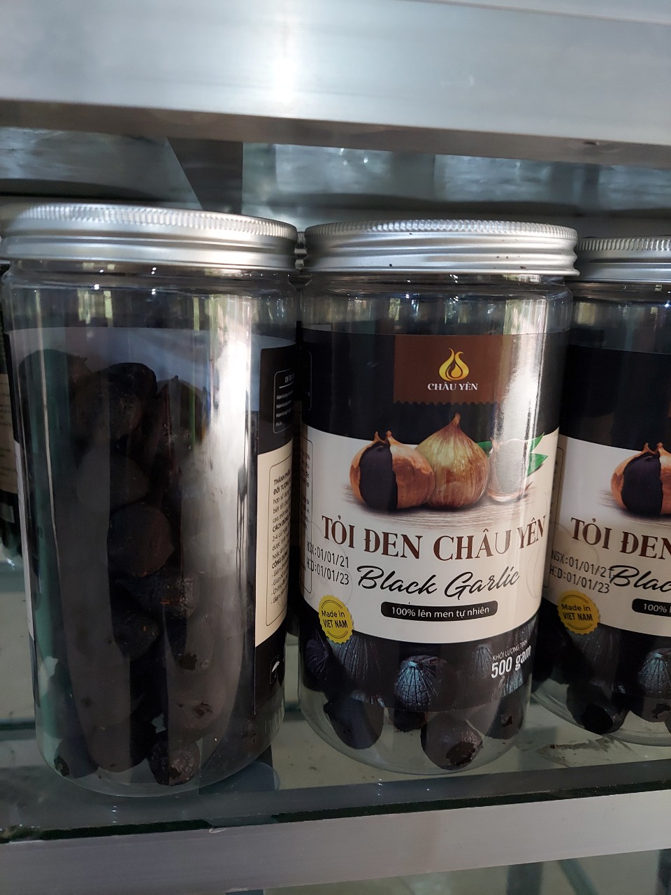2kg Tỏi Đen Cô Đơn Đã Bóc Vỏ [2kg = 4 lọ 500g]