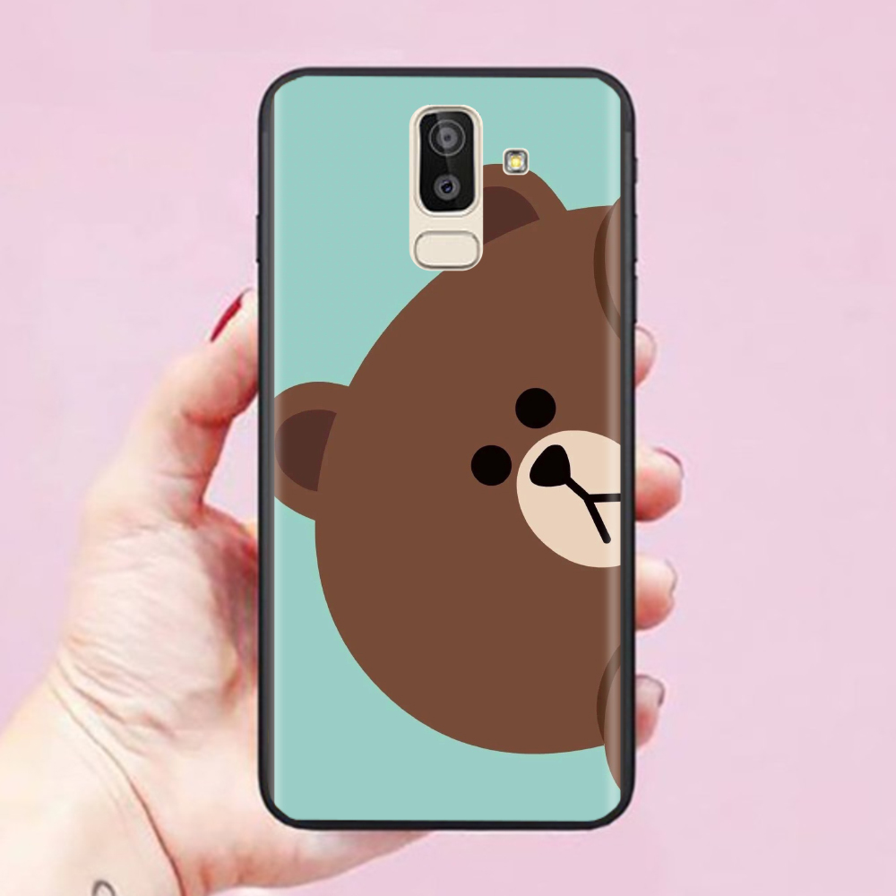[HCM]Ốp lưng điện thoại Samsung Galaxy J8 / J7 Plus / J7 Pro /J7 Prime / J6 Plus / J6 / J4 plus / J4 /J3 Pro 2017/ J2 Pro BST Gấu Bear Dễ Thương