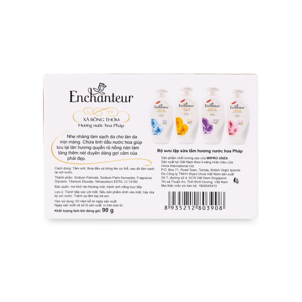 [HCM]Xà bông cục Enchanteur Deluxe Magic 90g