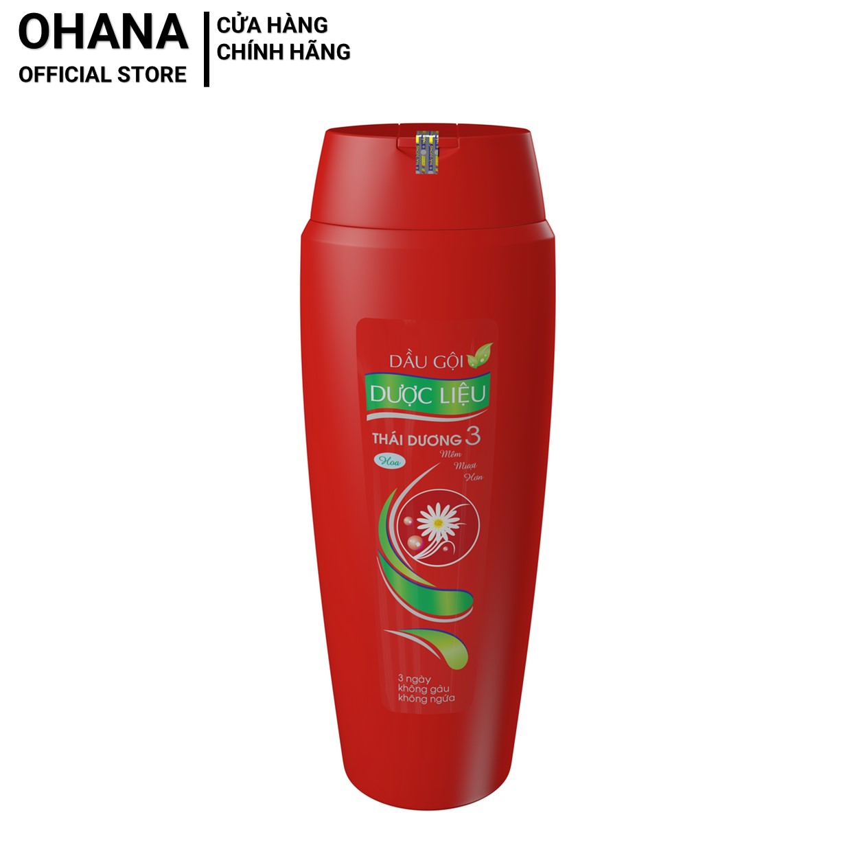 Dầu gội dược liệu Thái Dương 3 (Hương Hoa) 200ml - Đỏ