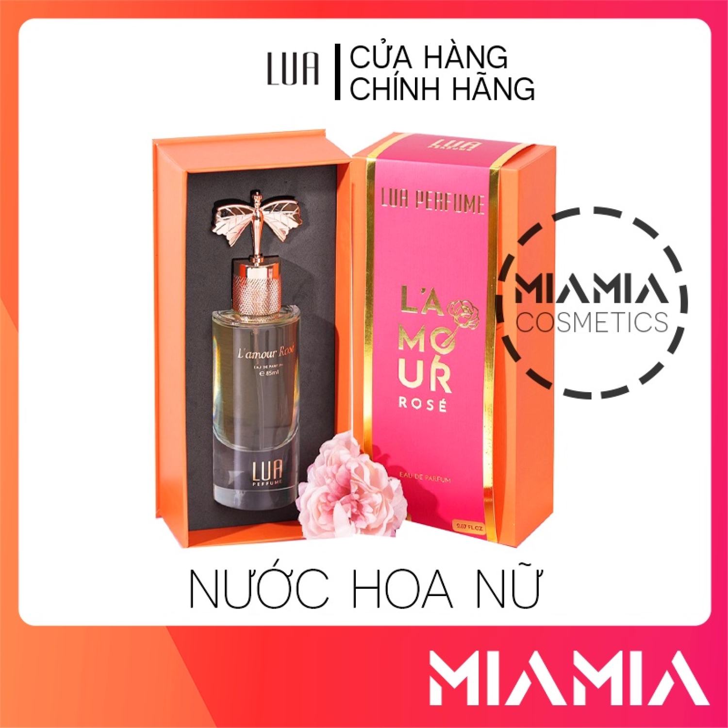 Nước hoa nữ lamour rose lua perfume 85ml - nước hoa lua nữ chính hãng