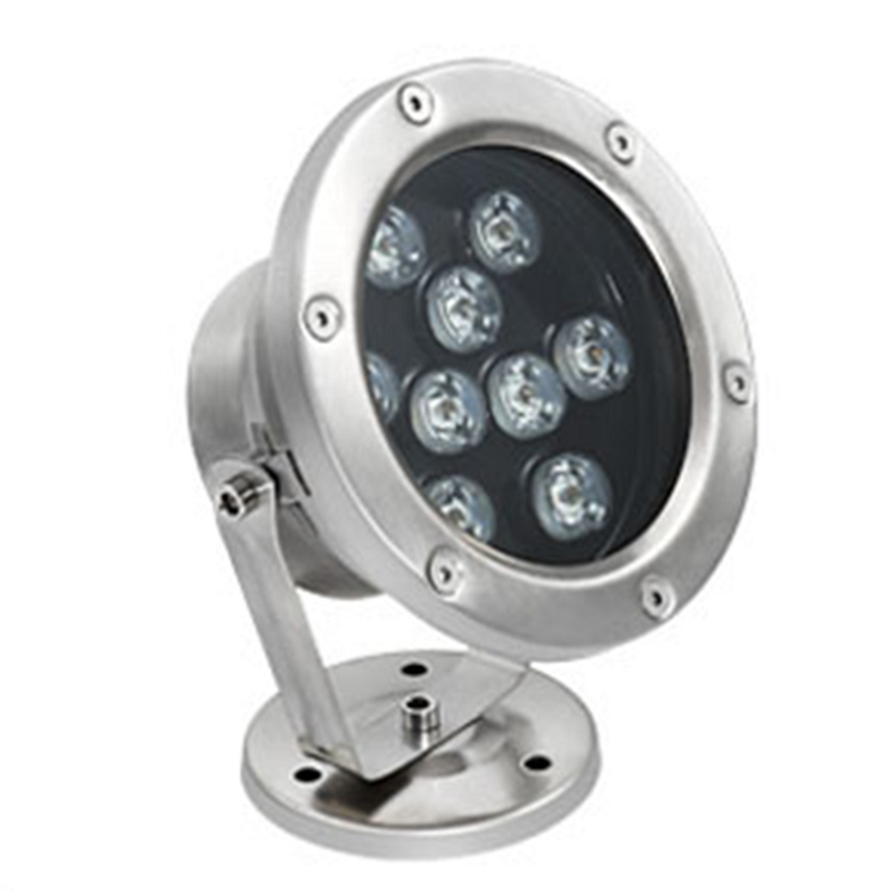 Đèn led âm nước có đế 9w đổi màu 12vac