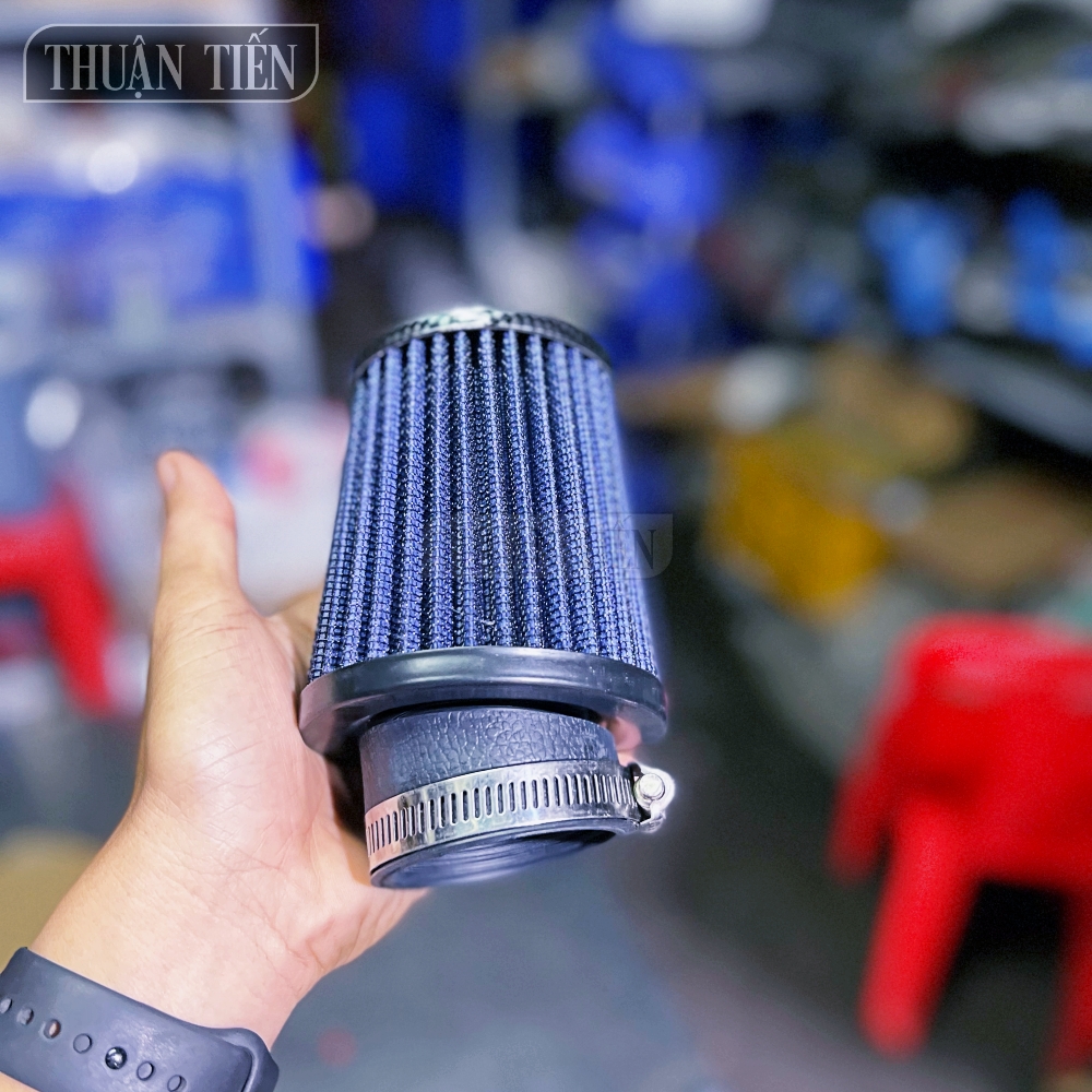PÔ E TĂNG TỐC BÔNG MAI LƯỚI TRỤ LỚN NẮP SƠN CACBON, CO 51MM, CỔ DÊ INOX 504, NẮP SON CACBON CAO CẤP