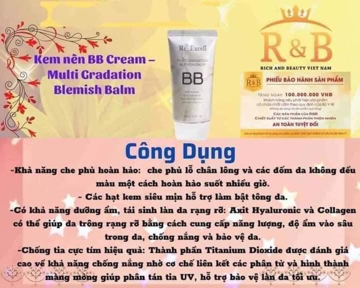 KEM NỀN BB CREAM RB