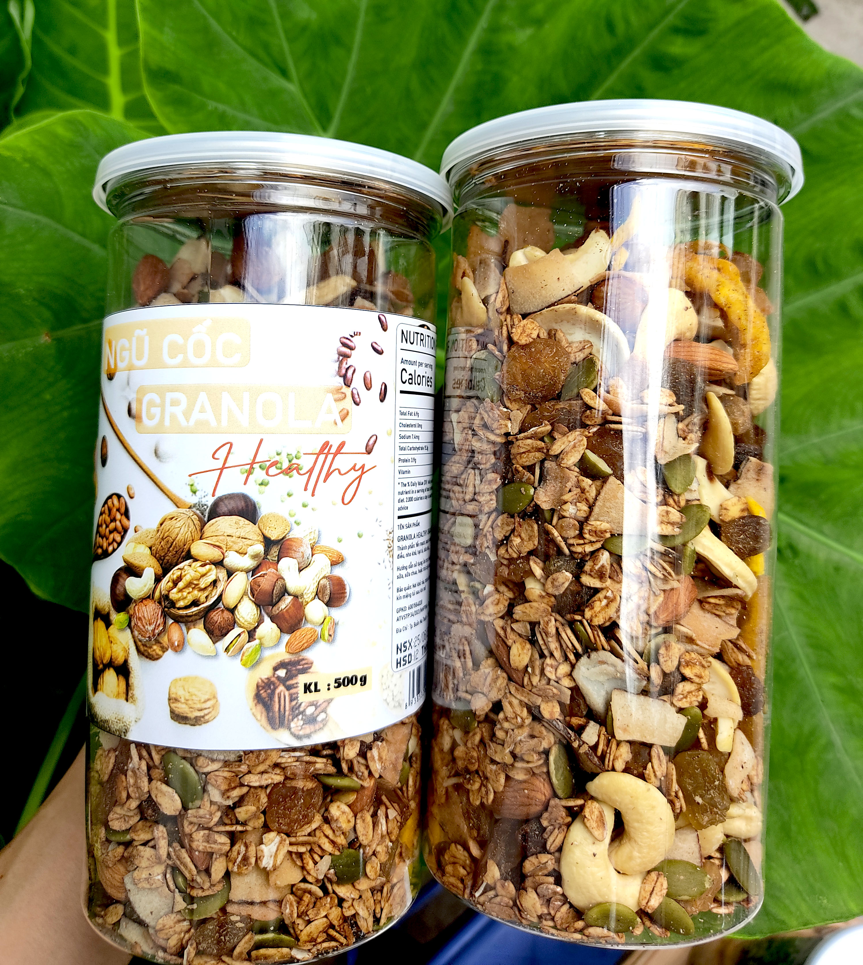 Granola ăn kiêng nhiều hạt 500g- ngũ cốc ăn kiêng không đường