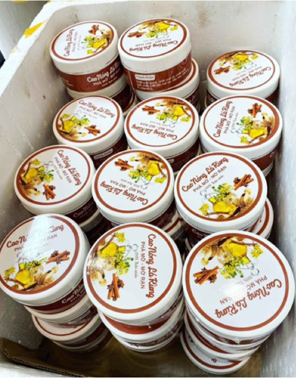Cao nóng lá rừng giúp tan mỡ mờ rạn da
