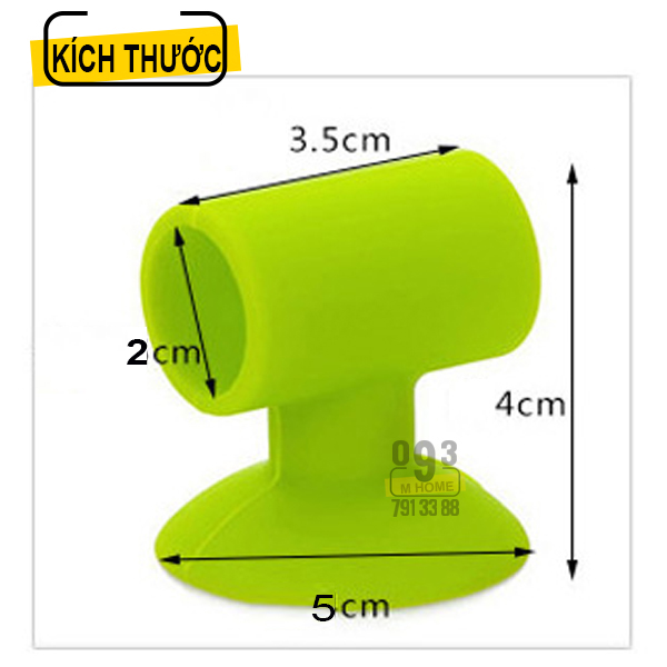 Chặn Cửa Silicon Chặn cửa Giảm Ồn Chặn Cửa Silicon Đa Năng Dạng Ống