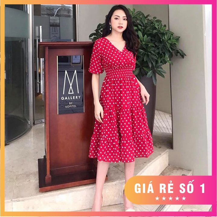[HCM]ĐẦM CHẤM BI NỔI BẬT B280