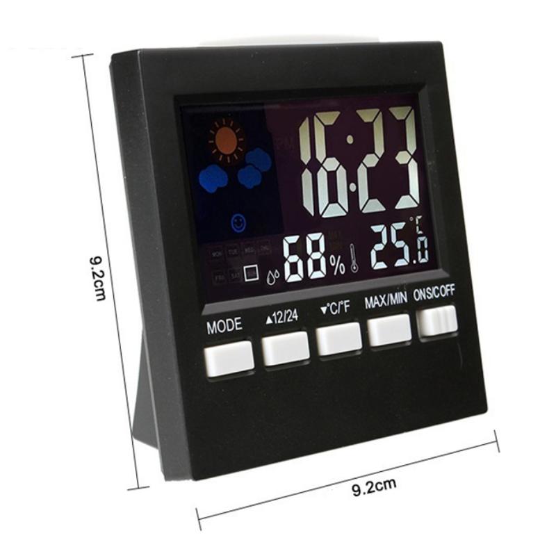 SIÊU HOT - Dong ho do nhiet do,dong ho do do am,Đồng hồ LED đo nhiệt độ và độ ẩm thông minh 206884