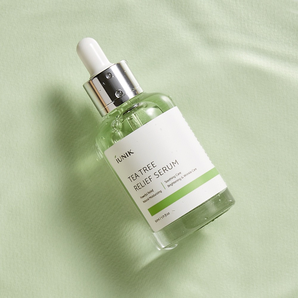 Tinh Chất Tràm Trà Giảm Mụn IUNIK Tea Tree Relief Serum