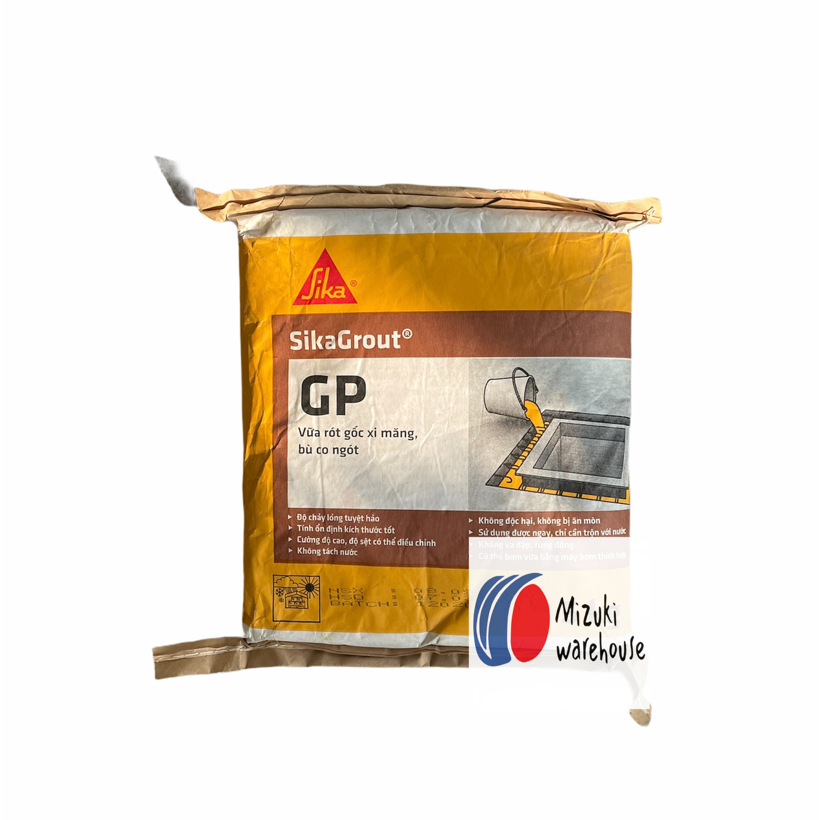 Grouting Sika (cement) compensating shrinkage 5kg (is specially used to filling cracks, slot stretchable, pour nail machine bed)