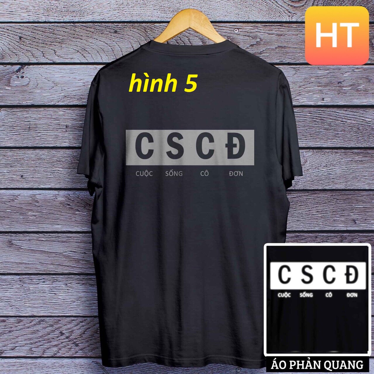 BST2 áo phản quang cho anh em đi đường HT3650