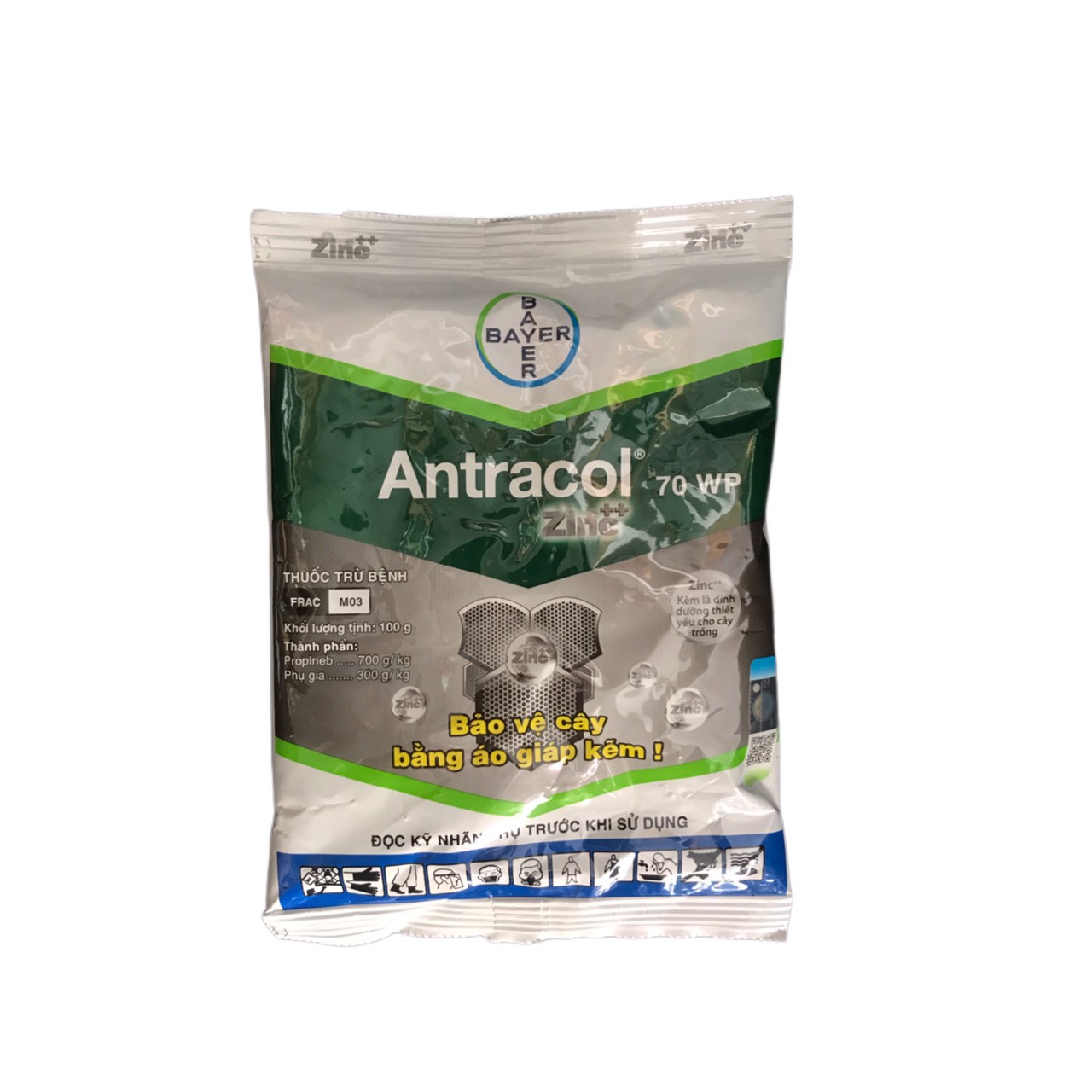 Thuốc trừ bệnh Antracol 70WP 100gam